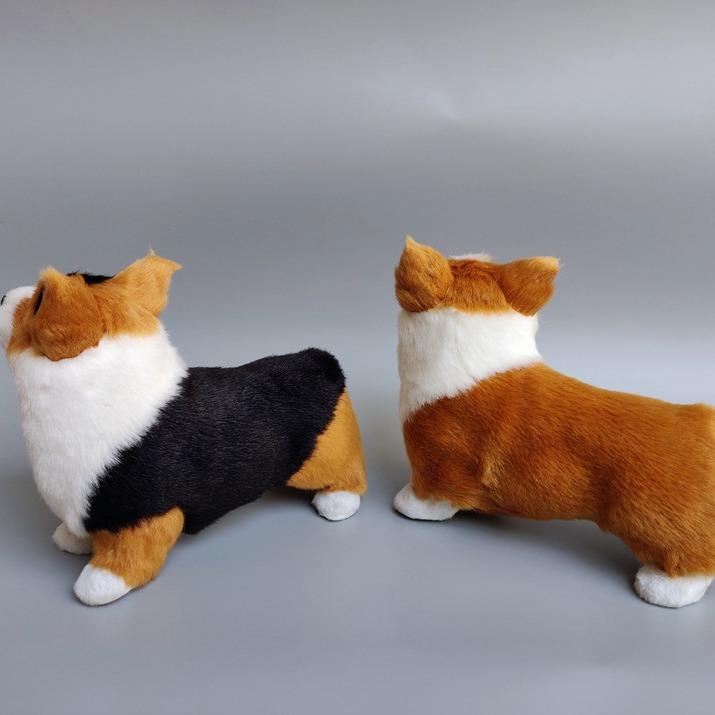Simulated Animal Dog Simulated Dog Animal Famous Dog Simulated Corgi Dog Gift Desktop Crafts