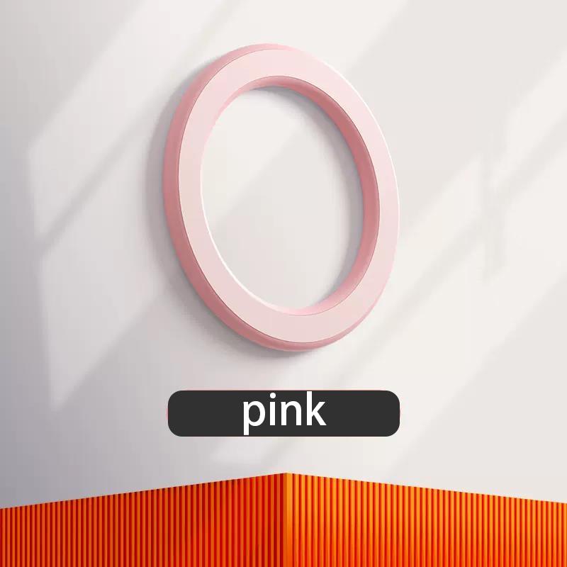 

Магнитный кольцевой держатель для сотового телефона для iPhone 14 13 Pro Max 12, мини-съемная автомобильная подставка, ультратонкая настенная подставка с пряжкой розовый