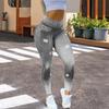 Women Leggings High Waist Slim Fit Soft Stretchy Yoga Pants Hip Lift Imitation Jeans Pants Casual Activewear