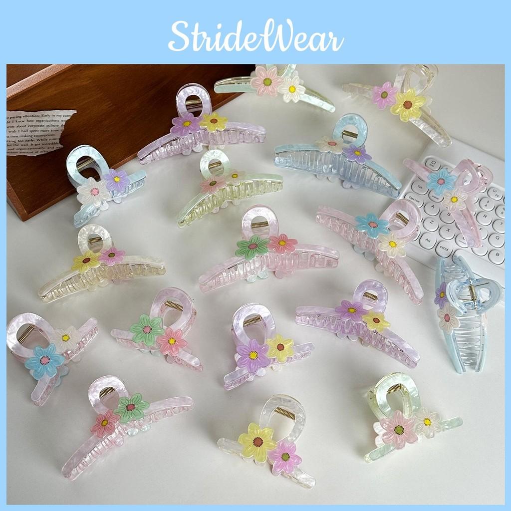 Candy Charming Color Flower Hair Clutch Clip Versatile Accessory For Use Everyday