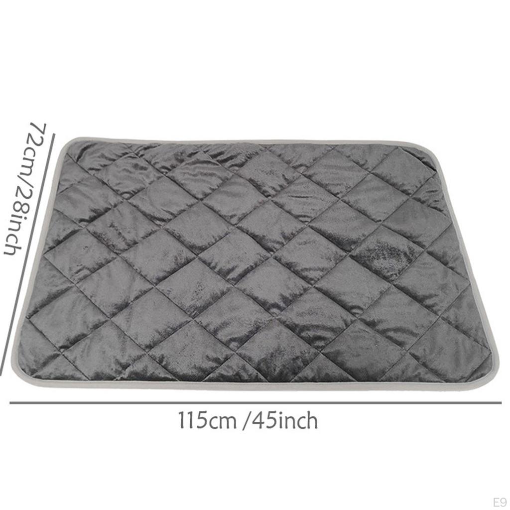 Self Heating Pets Pad Warming Dog Crate Animals Kitty Cage Security Soft Sleeping Mat Thermal