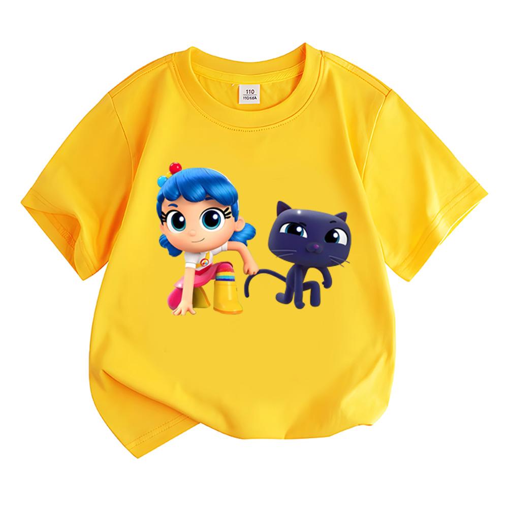 

True and The Rainbow Kingdom T-shirt Kawaii Boys Girls Kids Clothing Tops Short Sleeves Sports Fashion Streetwear Tees 14T