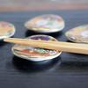 Waza No Kura: Stylish Kutani Ware Chopstick Rests, Set of 5, Flower Design, Ceramic, Premium Brand, Japanese Tableware, Cutlery Rest, Made In Japan