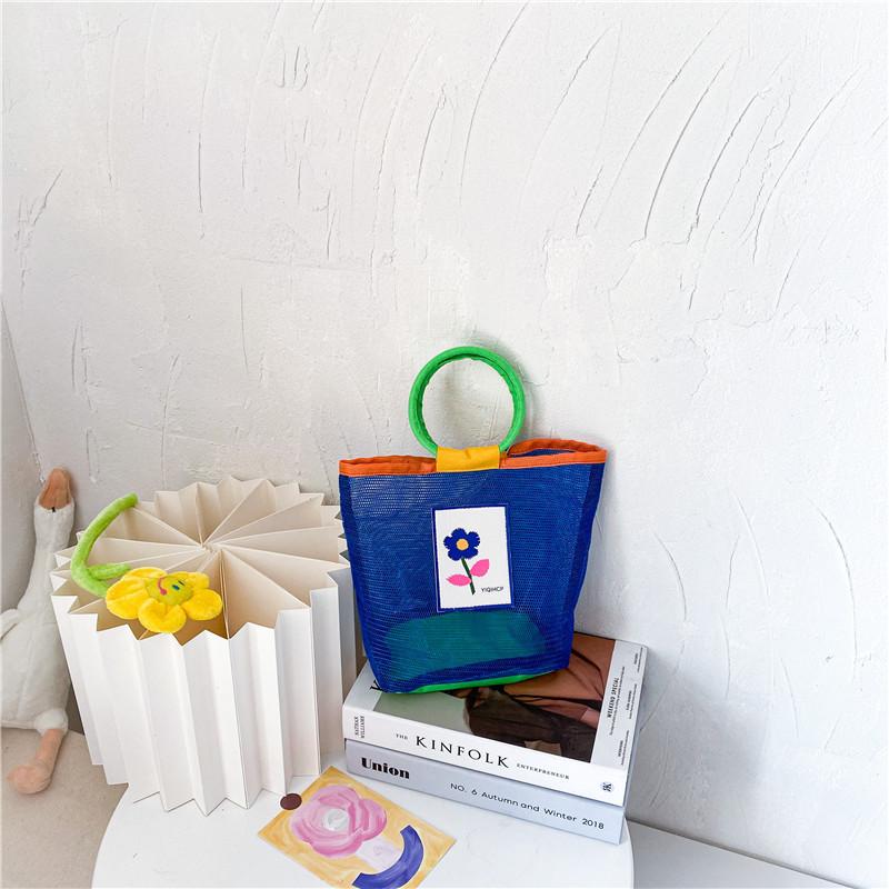 Charming Lightweight Toddler Tote Bag In Yellow And Blue Ideal For Playful Adventures синий