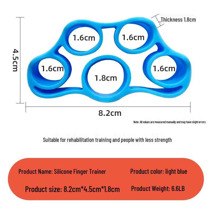 Spot Silikon Fingerkraft & Flexibilität Widerstandsring Trainer