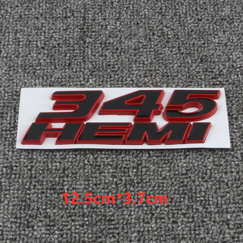 Metal 392 6.4L Car Engine Emblem Car Stickers For Hemi 345 Hemi Charger Caravan Durango Caliber Journey Challenger Avenger Badge