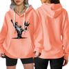 Women's Fashion Casual Long Sleeve Loose Printed Pullover Sports Long Sleeve Sweatshirt