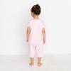 MIKIHOUSE HOT BISCUITS Short Sleeve Loungewear for Size Girls, Pink, 100cm, 72-7302-490