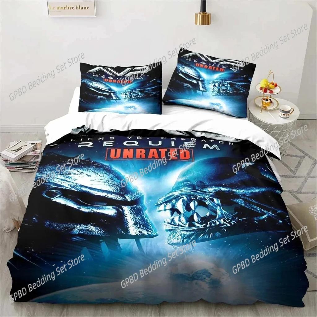 Comforter Alien Vs. Predator Predator Movie Bedding Set Bedroom Soft Modern S Comefortable And