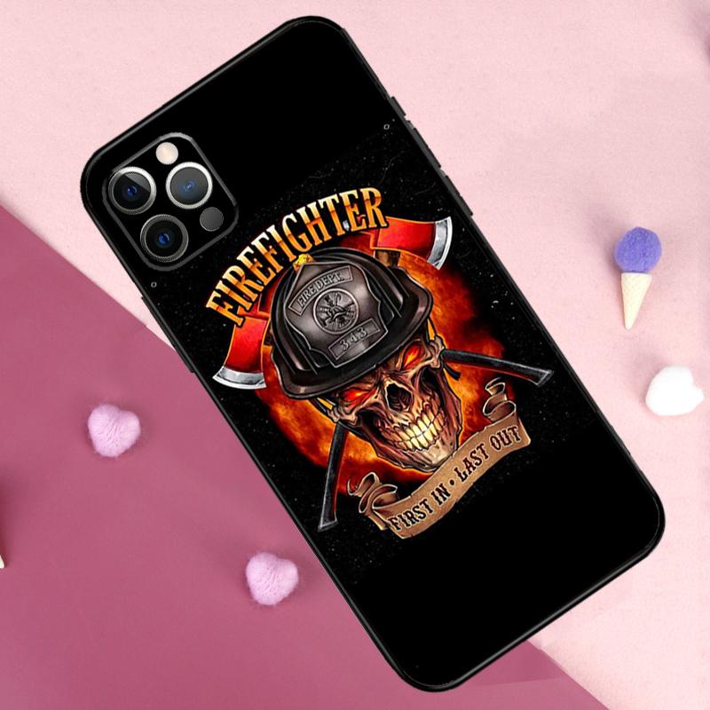 Rescue Fire Dept Phone Case For iPhone 17 Pro Max 11 14 15 16 Pro Max Plus 13 12 Mini 16e 17 Air Back Cover