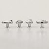 Solid Vintage Furniture Handles Nordic Style Alloy Wardrobe Handles Single Hole Dresser Hardware