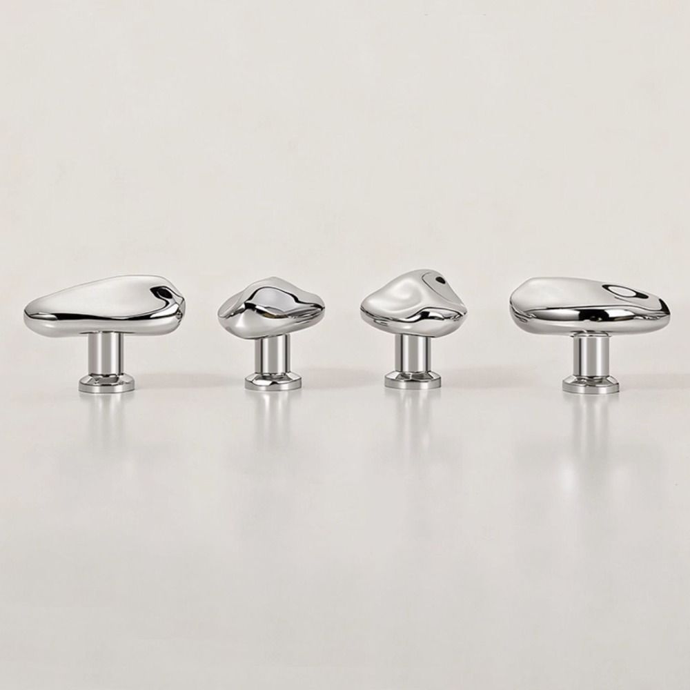 Solid Vintage Furniture Handles Nordic Style Alloy Wardrobe Handles Single Hole Dresser Hardware