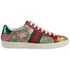 Gucci Wmns Ace Gg Supreme Low 'Flora Print - Red' Women's 433900 HT520 8490