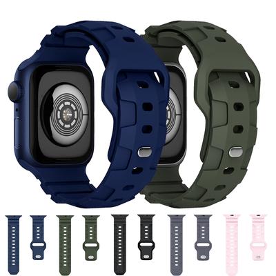 Soft Silicone Strap for Apple Watch Band 49mm 45mm 41mm Rubber Bracelet 40mm 44mm 38mm 42mm for IWatch Series 3 5 6 Se 7 8 Ultra Watchband