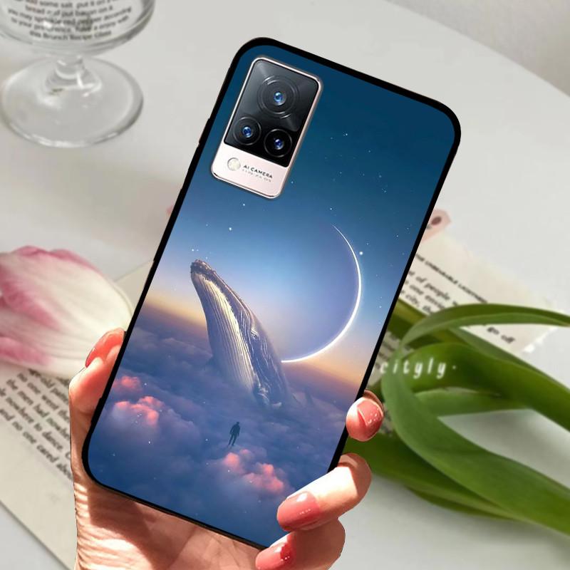 For vivo V21 5G 4G V21E Case Soft Silicone Phone TPU Coque Cover for Vivo V21E v21 V 21e 21 V2050 V2061 Protective Fundas Shell