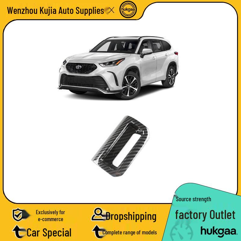 2022 Toyota Highlander Carbon Fiber Interior Gear Shift and Rear Air Vent Console Trim