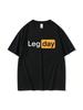 Funny Creativity Design Leg Day Fitness Workout Gym Graphic T Shirt Unisex Wounisex Outdoors Soft Cotton T-Shirt Male Oversized Tshirt