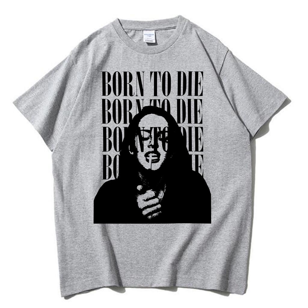Born To Die Lana Del Rey Tshirt Unisex Women Harajuku 2026 Spring Summer New Fashion Short Sleeve Oneck Casual Shirt Unisexs Tshirt