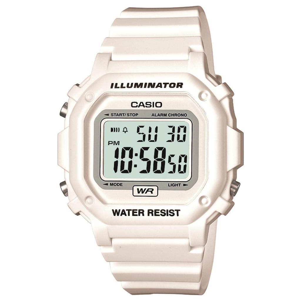 Casio Standard Men's Watch, White, F-108WHC-7BJF
