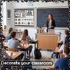 Self Adhesive Classroom Border Trim 10m Decorative Border Sticker  Classroom Decorating