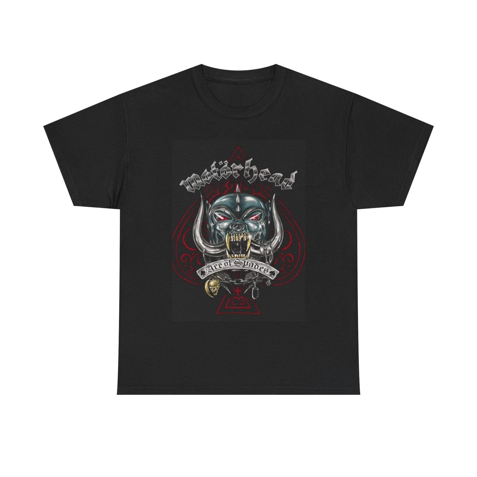 

MotorHead Tshirt Band Graphic rock retro Metal art Unisex Heavy Cotton Tee M