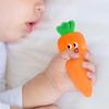 Cute Anti-startle Baby Comfort Hand-held Doll Stuffed Carrot Gift Hand Grip Toy Sleep Soothers Toy Decor for Newborn