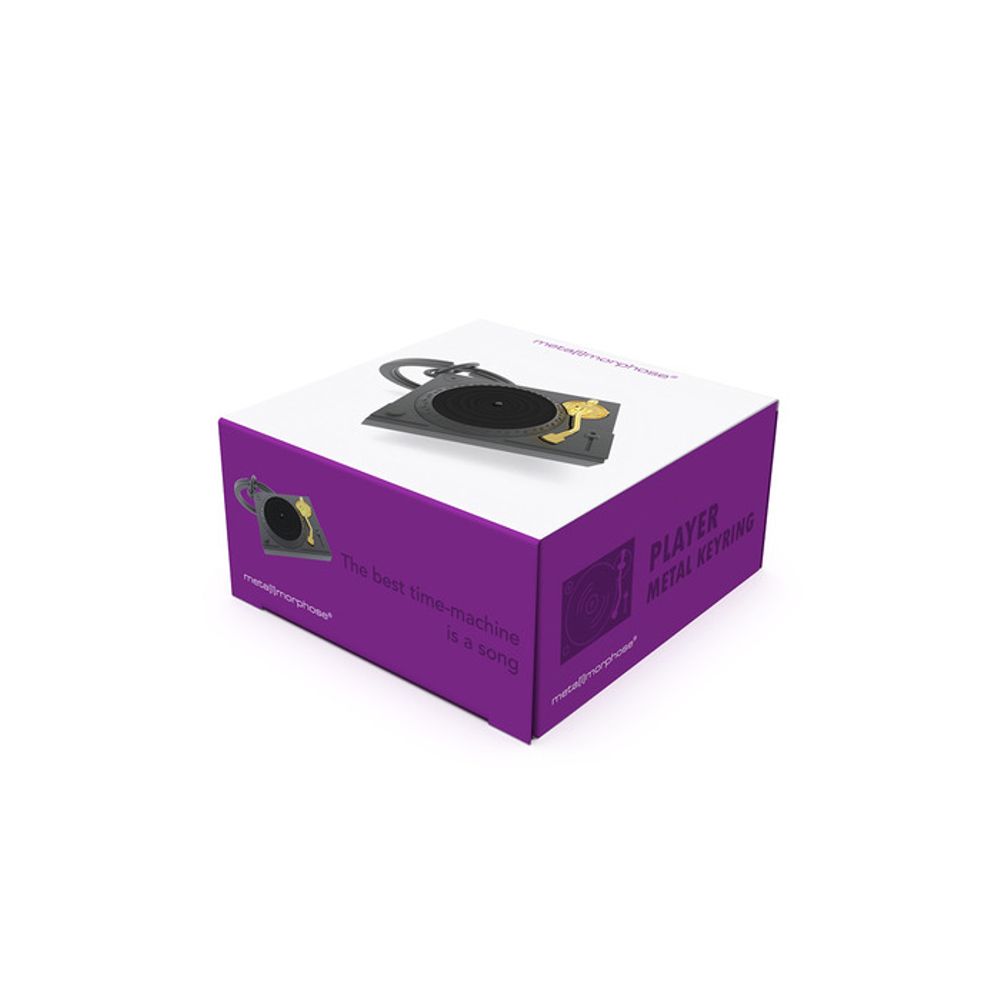 Metalmorphose Metamorphose Belgian Metal Keychain Record Player