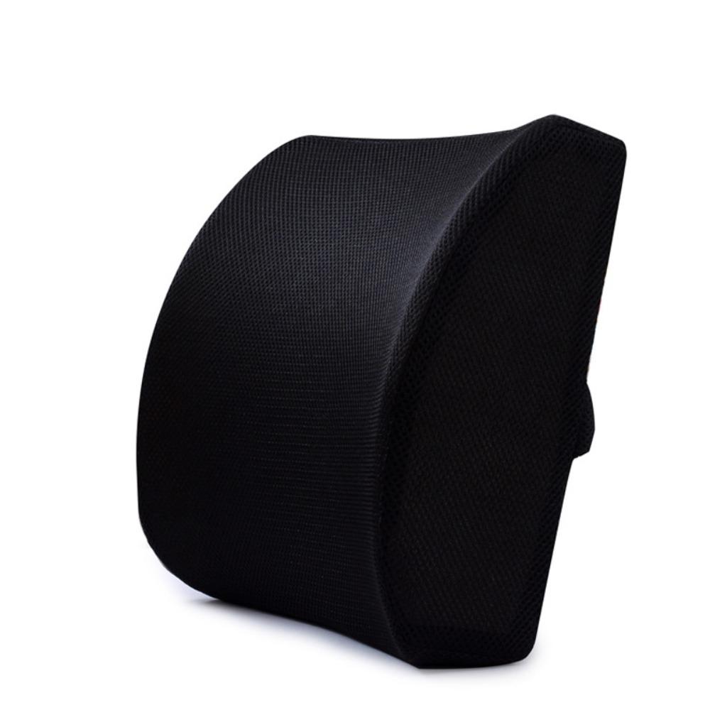 Breathable Lumbar Support Pillow Slow Rebound Memory Sponge Back Cushion Relieves Low Back Pain Multi-purpose чёрный 6980₽