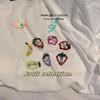 Pince à Cheveux Cœur Fraise Colorée - Accessoire Cheveux Mignon et Polyvalent pour Femmes
