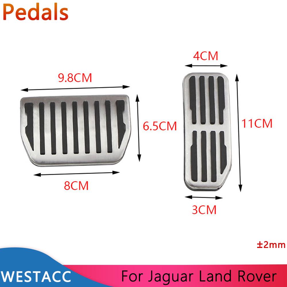 Autopedale Gasbremspedalabdeckung für Land Rover Evoque Discovery Ranger Rover Velar für Jaguar XFL XE F-Pace AT