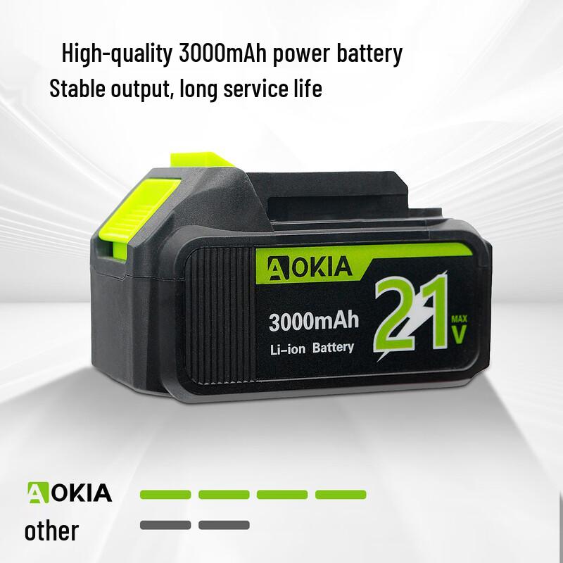 AOKIA 21V Cordless Brushless Angle Grinder CN plug (adapter included)