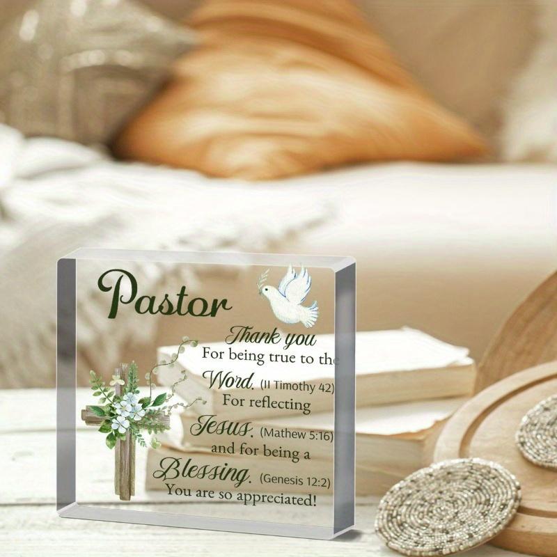 1 Stück, Geschenk für Pastor Pastor Anerkennungsgeschenke Dankeschön-Geschenk für Pastor Inspirierende Pastor-Geschenke für Männer Frauen Prediger