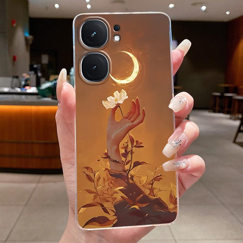 Casing For Vivo iQOO Neo9 Neo9s Pro+ Neo 9 9s Pro Plus 5G Luxury Dragon Cute Cool Boys Girls Transparent Phone Case Back Cover