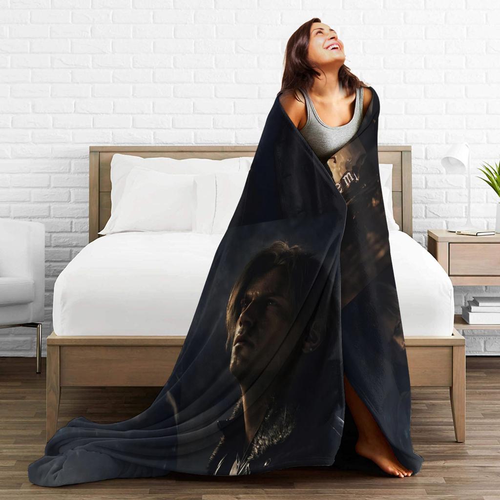Residents Evils 9 Blanket Warm Cozy Fluffy Games Throw Blankets for Sofa 50x60 Inch Multiple Sizes Bedspreads