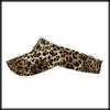 Visor Leopard Print Cap Hat Sports Running Outdoor CA631 [White Fang] Women's (Brown)