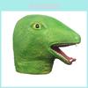 Masque Tête de Serpent Verte Drôle Pour Fêtes Costumées Créatives Et Célébrations d'Halloween