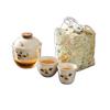 Plant Ash National Style Set Storage Portable Express Cup Glass Ceramic One Pot Two Cups Small Set With Gifts