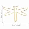 100Pcs Electroplating Metal Large Cute Paperclips Gold Jumbo Wide Paper Clips  Photo Clips