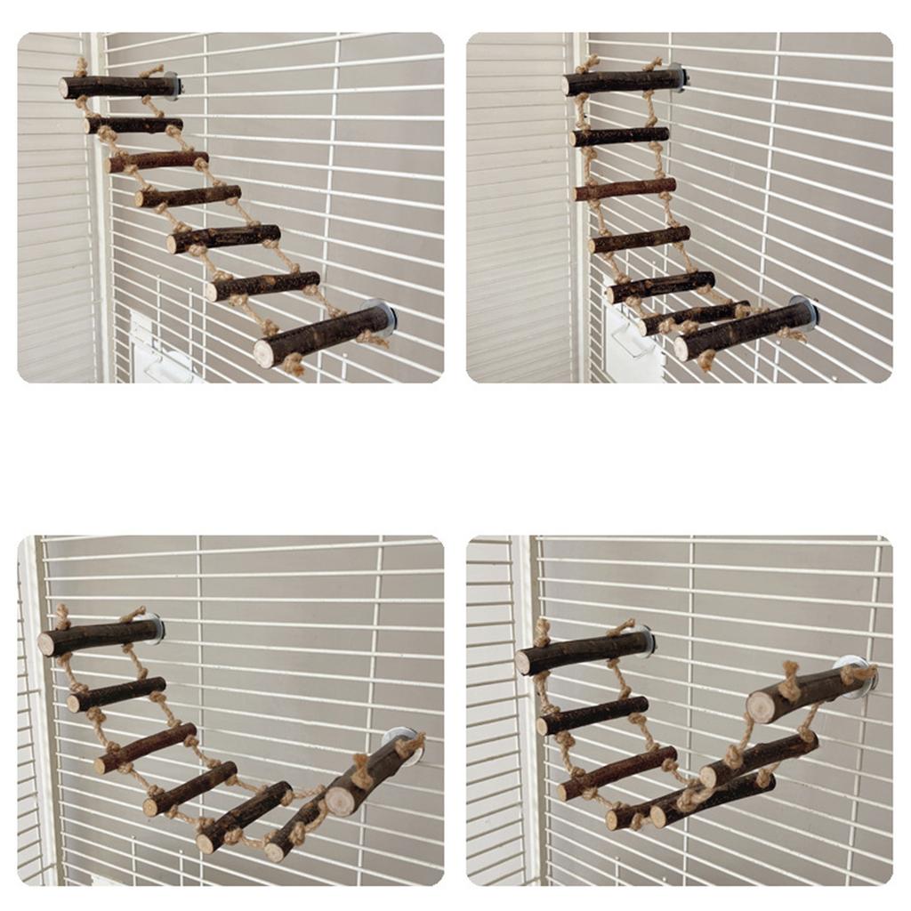 Parrots Grinding Scratchers Perch Cage Mount Bird Ladder Cage Toy Rod Swing Rack Toy Grinding Perch Supplies