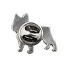 Bouledogue Francese, Frenchie I - Spilla per cane placcata argento, spilla elegante, decorazione per bavero di giacca della marca Art-Dog