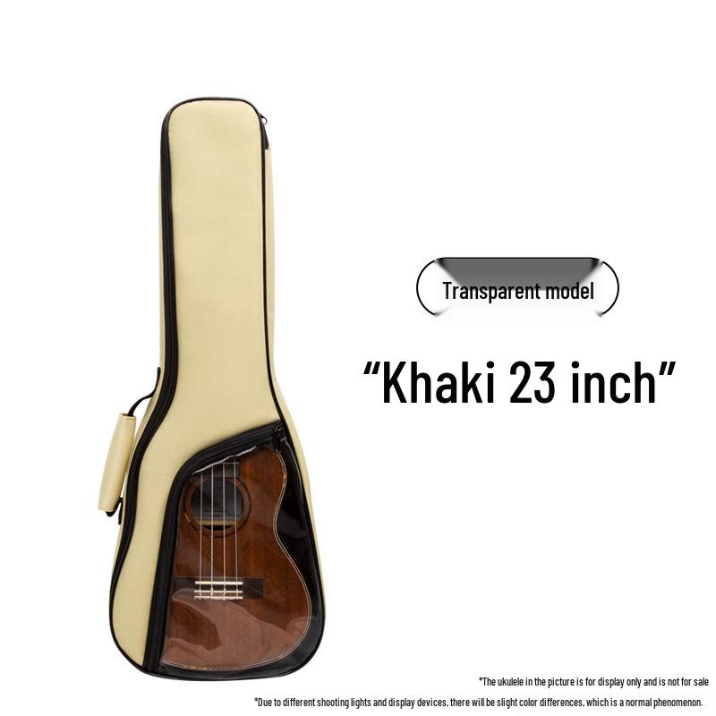 Rockman Ukulele Case: Padded Double-Shoulder Bag for 23" & 26" Ukuleles