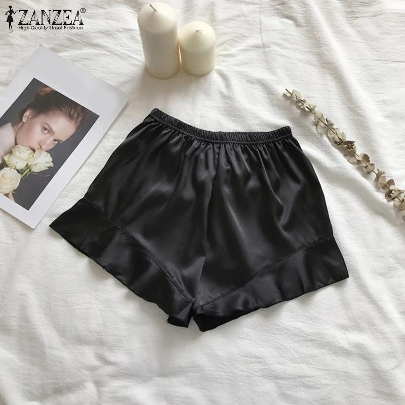 ZANZEA Damskie letnie luźne koronkowe spodenki nocne