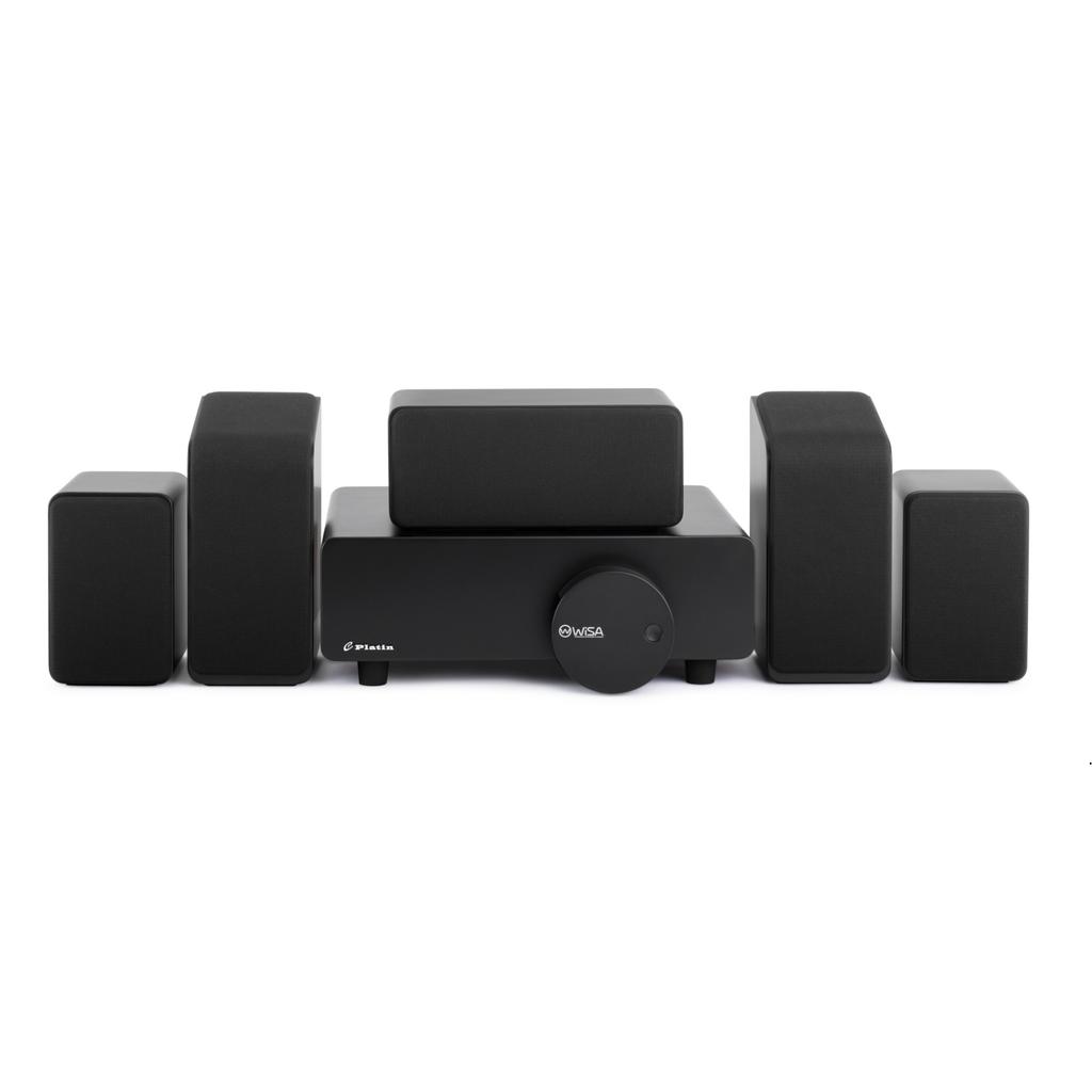 Sistema Home Theater Dolby Atmos Wireless 5.1.2 – Monaco con Altoparlanti Up-firing, Suono Surround a 360 gradi, Bassa Latenza WISA, Griglie Rimovibili