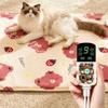 Adjustable Temperature Dog Heating Pad Waterproof Winter Pet Heater Cat Heated Mat Blanket  Winter