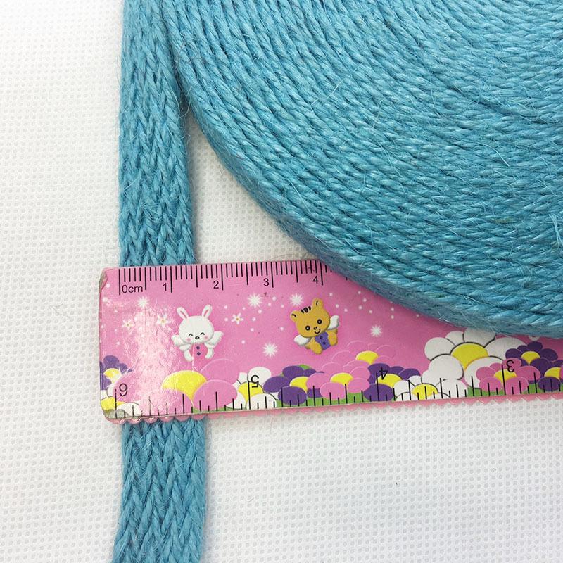 Color Flat Hemp Rope Webbing Handmade Diy Kindergarten Retro Decoration Flat Jute Strap, Textile Accessories Ten