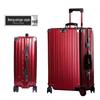 20-Inch Aluminum-Magnesium Alloy Carry-On Suitcase with Password Lock and Metal Frame