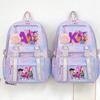 Beautiful Kpop Demon Hunters High Quality Backpack Students Anime Fashion Schoolbag Boys Girls Book Stationery Backpack School Supplies