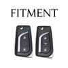 Zinc Alloy Silicone Car Key Fob Case Cover For Toyota Corolla C-HR Camry RAV4