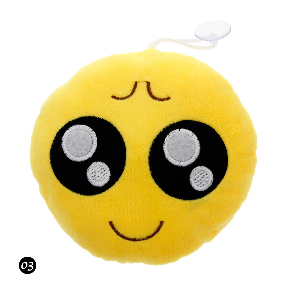 

15СМ/30СМ Мягкая Эмодзи Желтая Круглая Подушка Эмотикон Мягкая Плюшевая Игрушка Подушка 03#-15CM