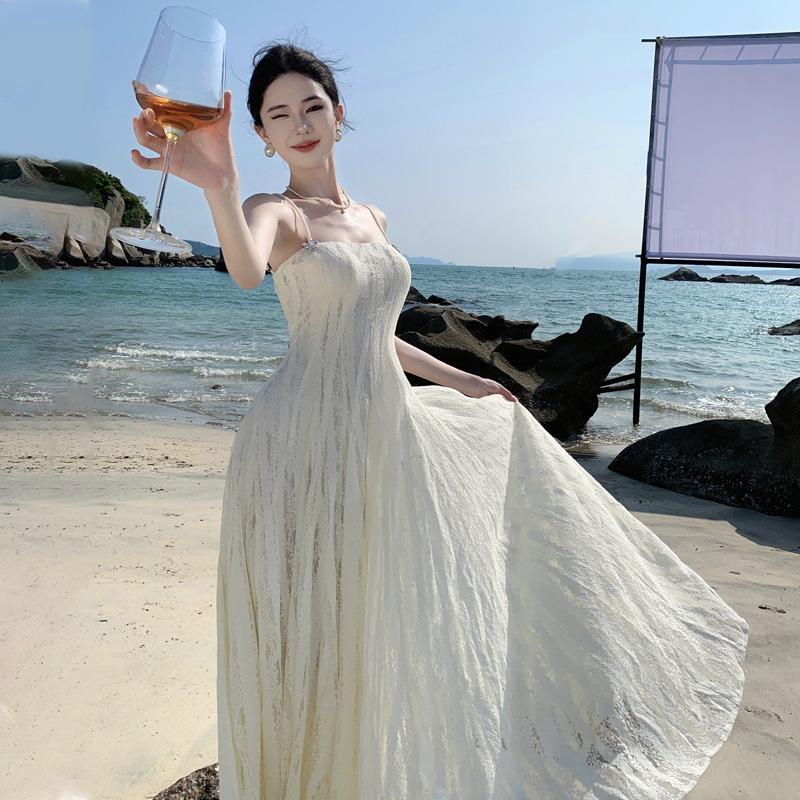 Vietnam Niche High Sense Gentle Vacation Lace Dress Birthday Dress Super Fairy Temperament Dress